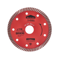 Profesionálny Turbo diamantový kotúč lisovaný za tepla 115x2.2x22 Profesionálny Turbo diamantový kotúč lisovaný za tepla 115x2.2x22